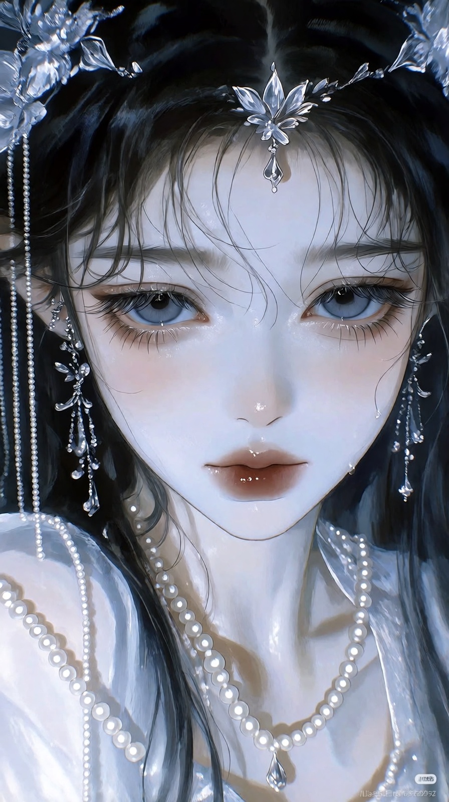 (Highly refined art style) 1girl,  solo,  delicate brushwork on Tensor.Art