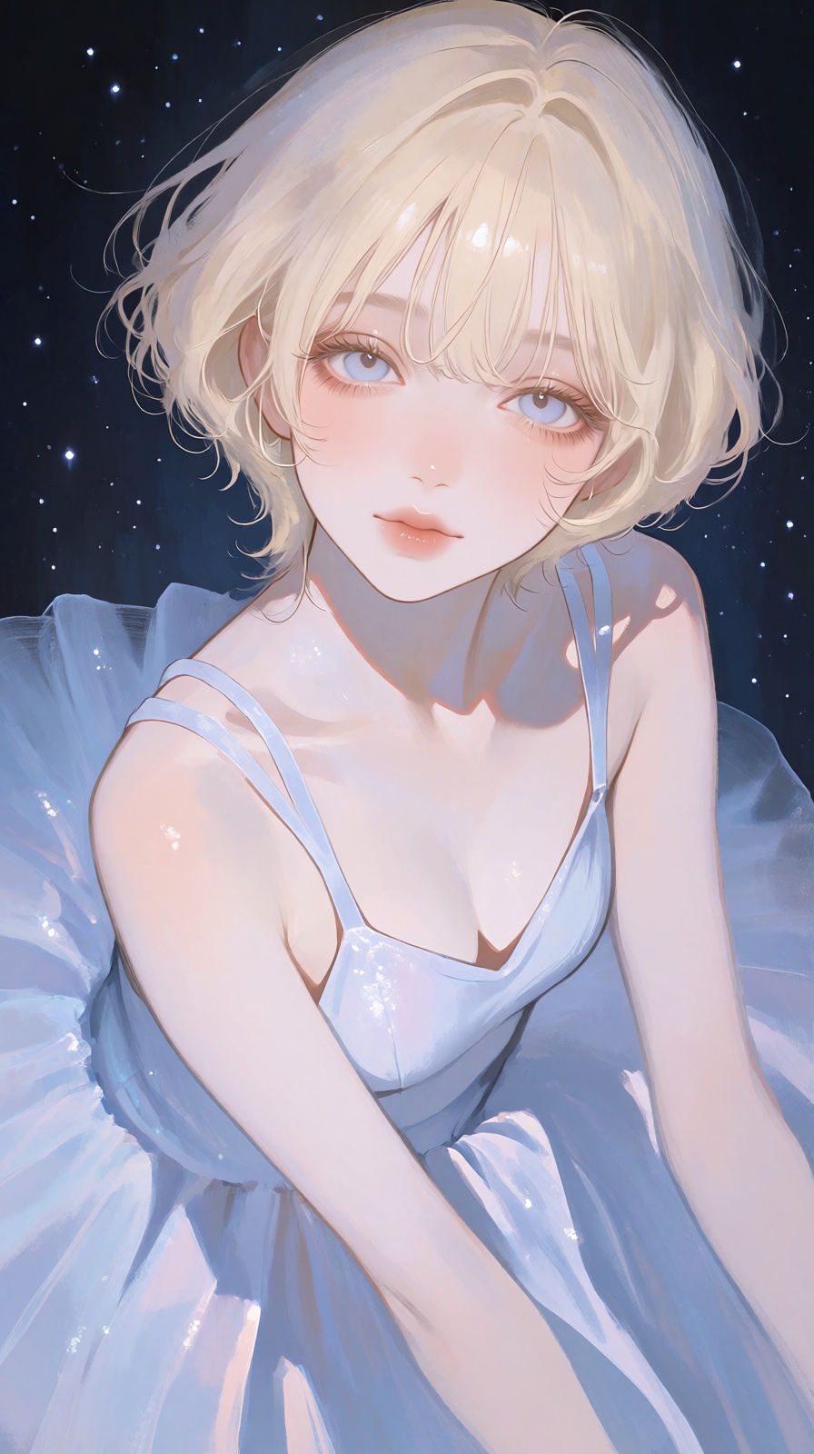 (Highly refined art style) 1girl,  solo,  delicate brushwork on Tensor.Art