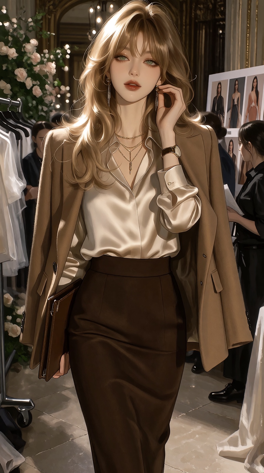 (Highly refined art style) 1female,  solo,  ***** on Tensor.Art