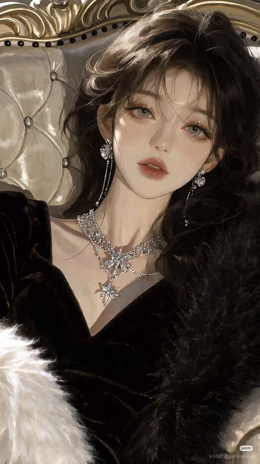(Highly refined art style) 1girl,  solo,  delicate brushwork on Tensor.Art