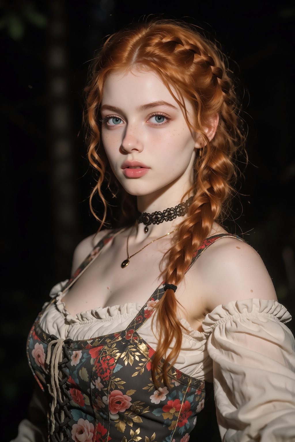 full body photo,  low angle,  (redhead) on Tensor.Art