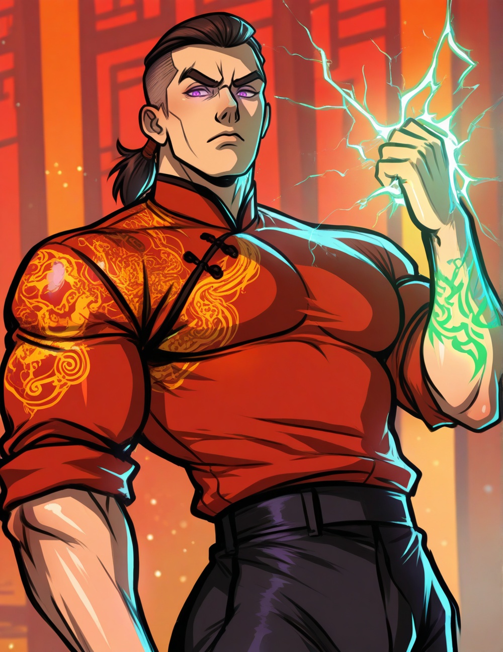detailed background,  detailed face and eyes,  perfect anatomy on Tensor.Art