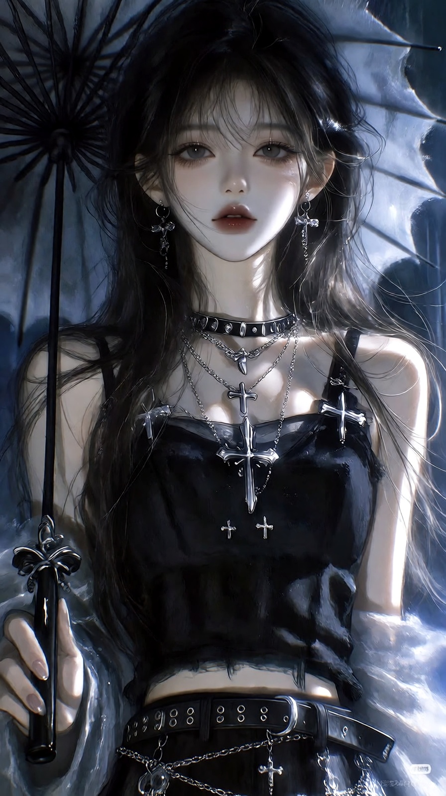 (Highly refined art style) 1girl,  solo,  doll-like face on Tensor.Art