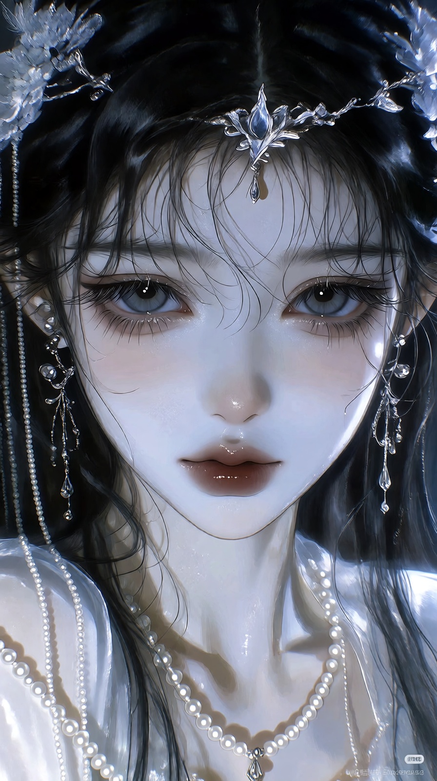 (Highly refined art style) 1girl,  solo,  doll-like face on Tensor.Art