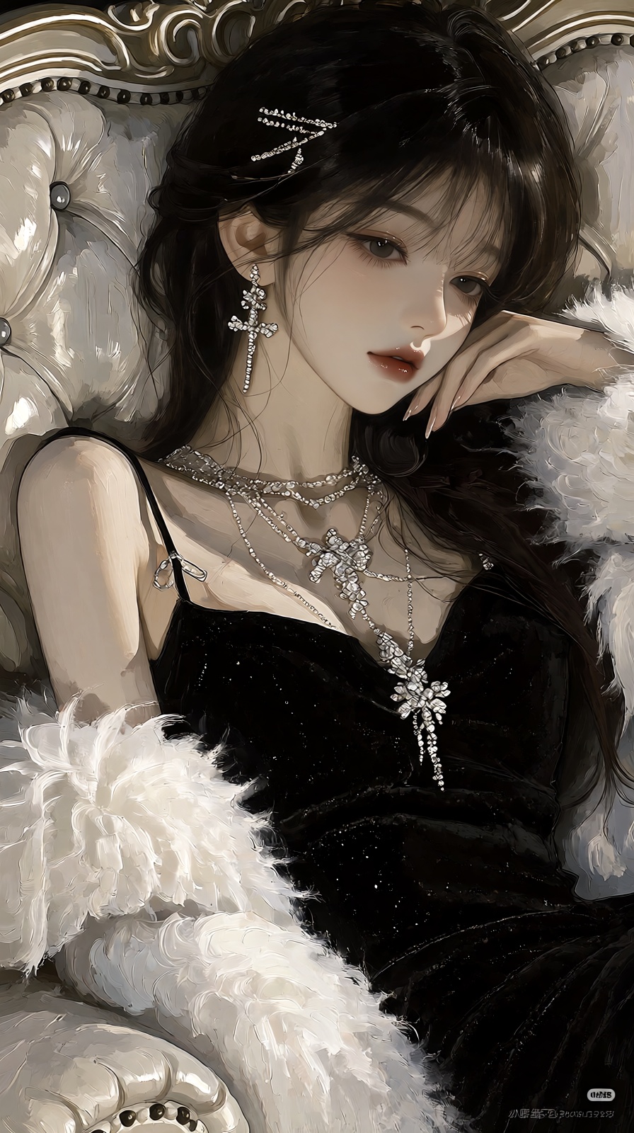 (Highly refined art style) 1girl,  solo,  doll-like face on Tensor.Art