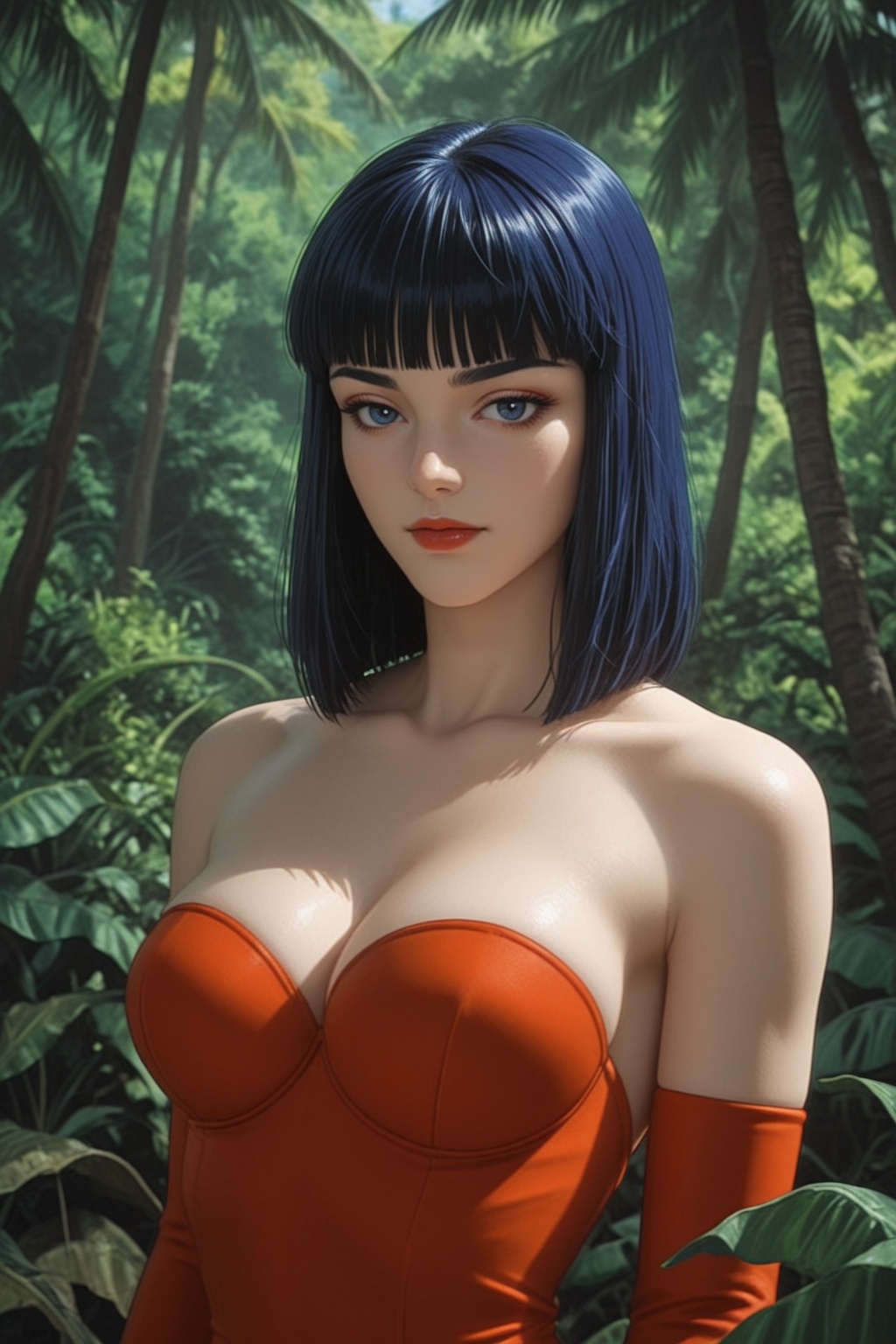 Anna_Williams_Tek3n,  solo,  1girl on Tensor.Art
