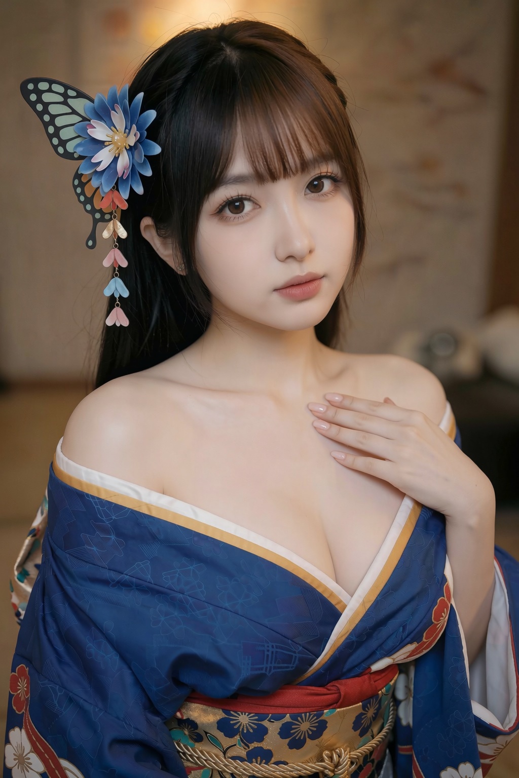 1girl,  solo,  breasts on Tensor.Art