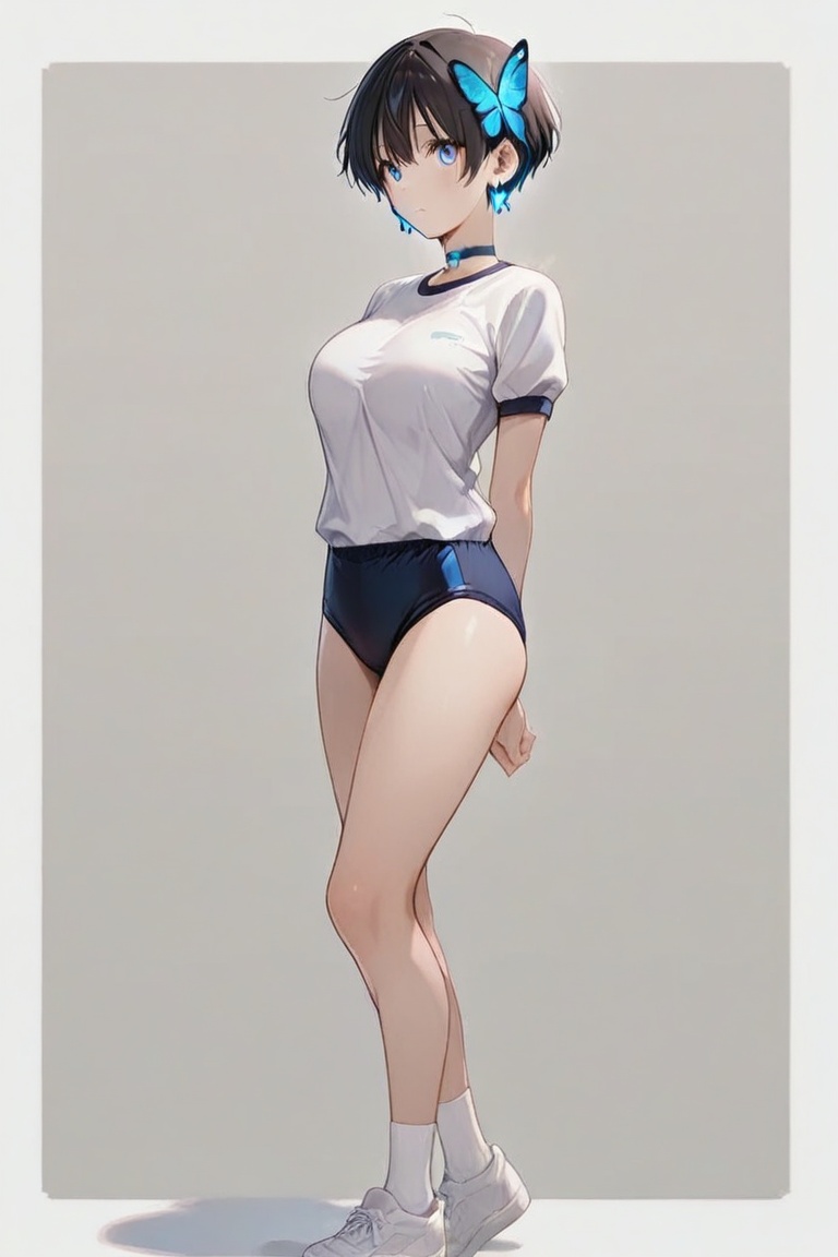 taut-fitting bloomers,  Beautiful bloomers,  Kiyoka-chan on Tensor.Art