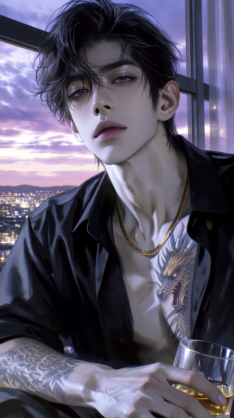 (Highly refined art style) 1male,  solo,  cinematic composition on Tensor.Art