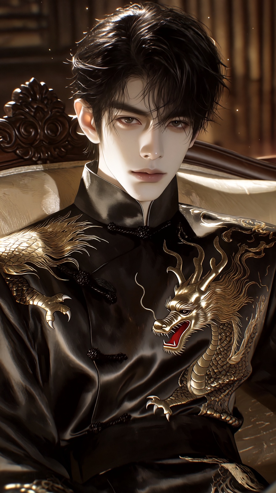 (Highly refined art style) 1male,  solo,  cinematic composition on Tensor.Art