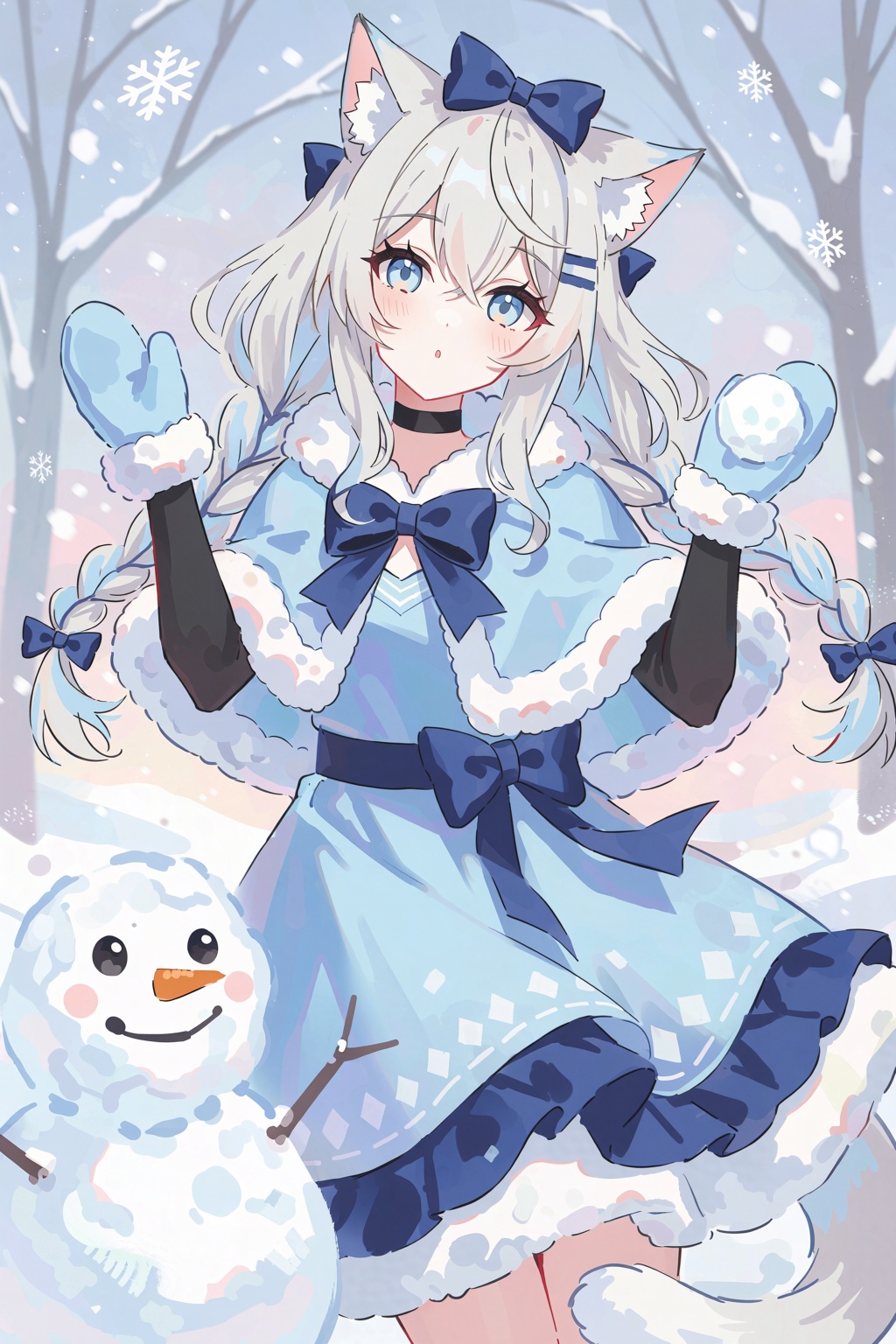 chigusa maru (vtuber),  1girl,  animal ears by 月大魔王|The Moonly Demon King on Tensor.Art