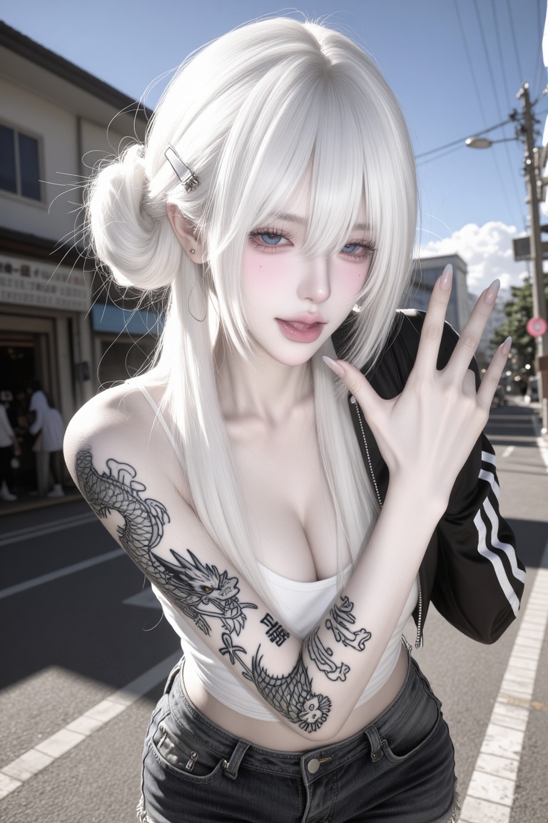 ่muuay,  cowboy shot,  (1. A woman) Japan hairstyle on Tensor.Art