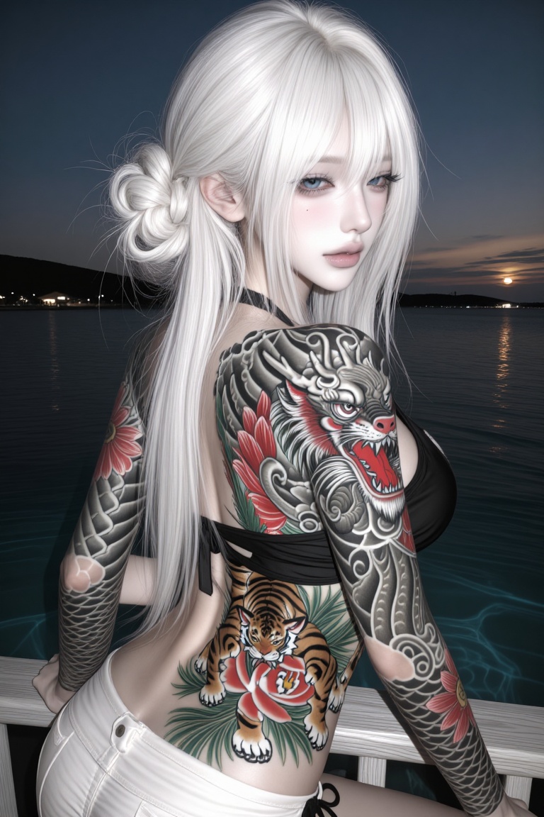 ่muuay,  cowboy shot,  (1. A woman) korea hairstyle on Tensor.Art