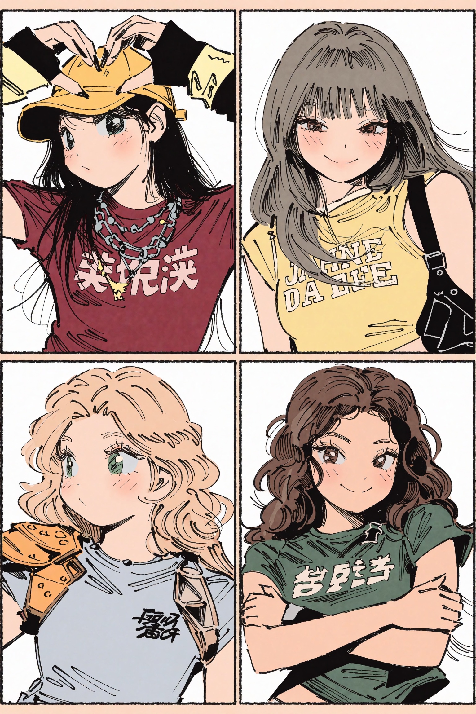 采用粗犷利落的漫画分镜手绘风格,  以黑色粗线条勾勒轮廓,  搭配平涂色块与简约排线阴影 on Tensor.Art