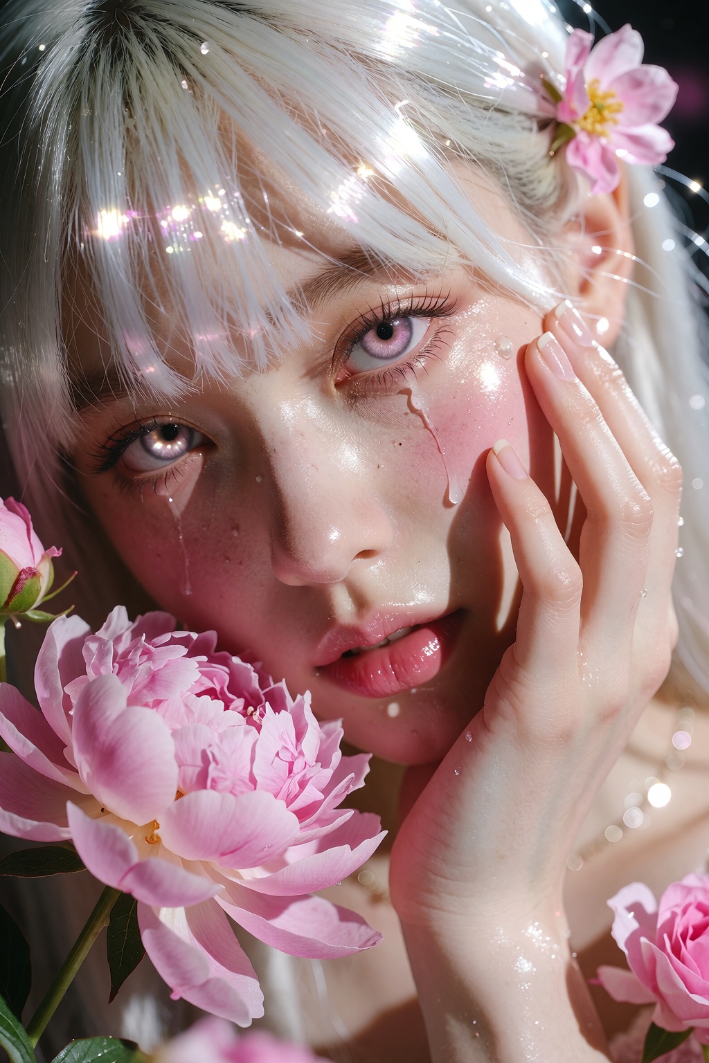 ),  ( akorean woman,  kpop on Tensor.Art