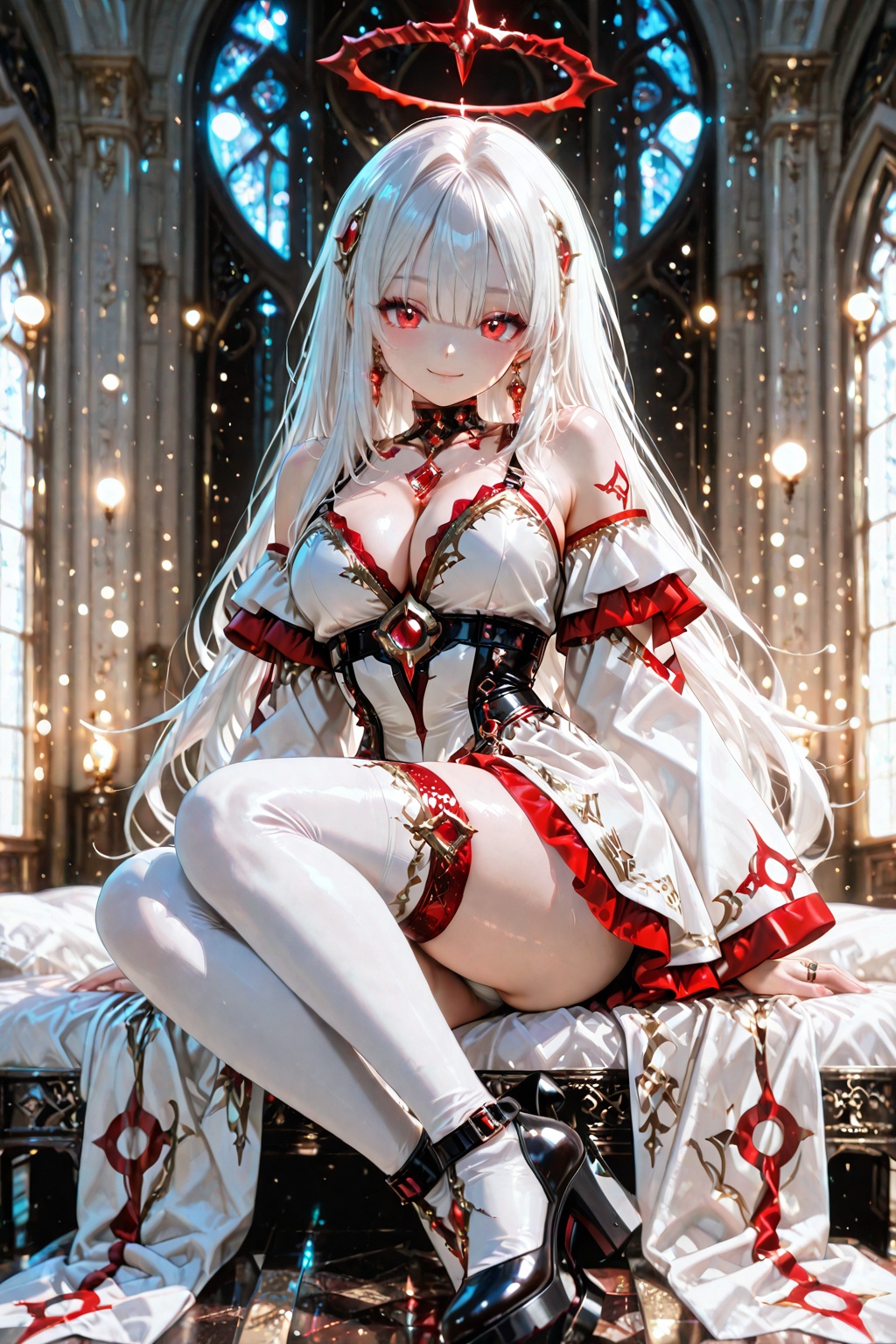 Solo girl,  soft expression,  long hair on Tensor.Art