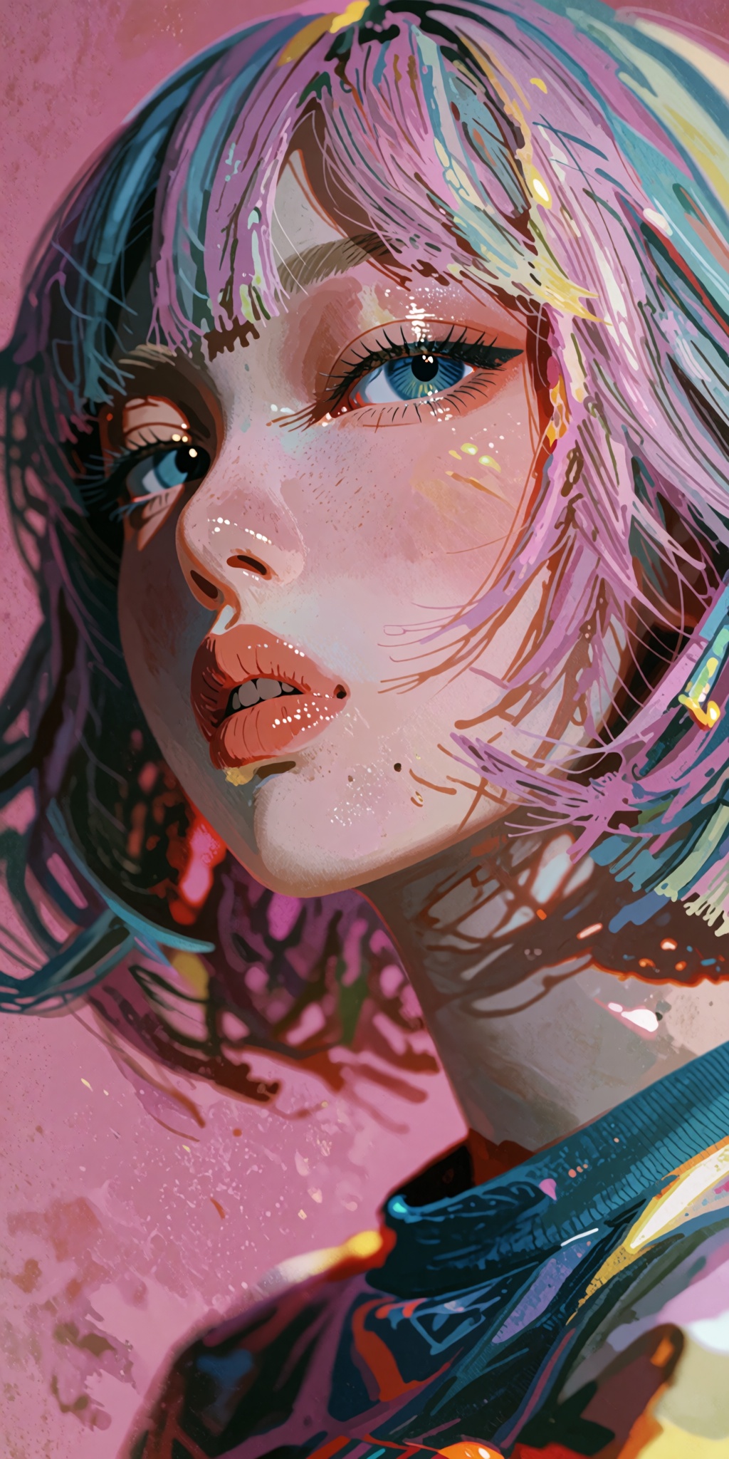 1girl,  solo,  short hair on Tensor.Art