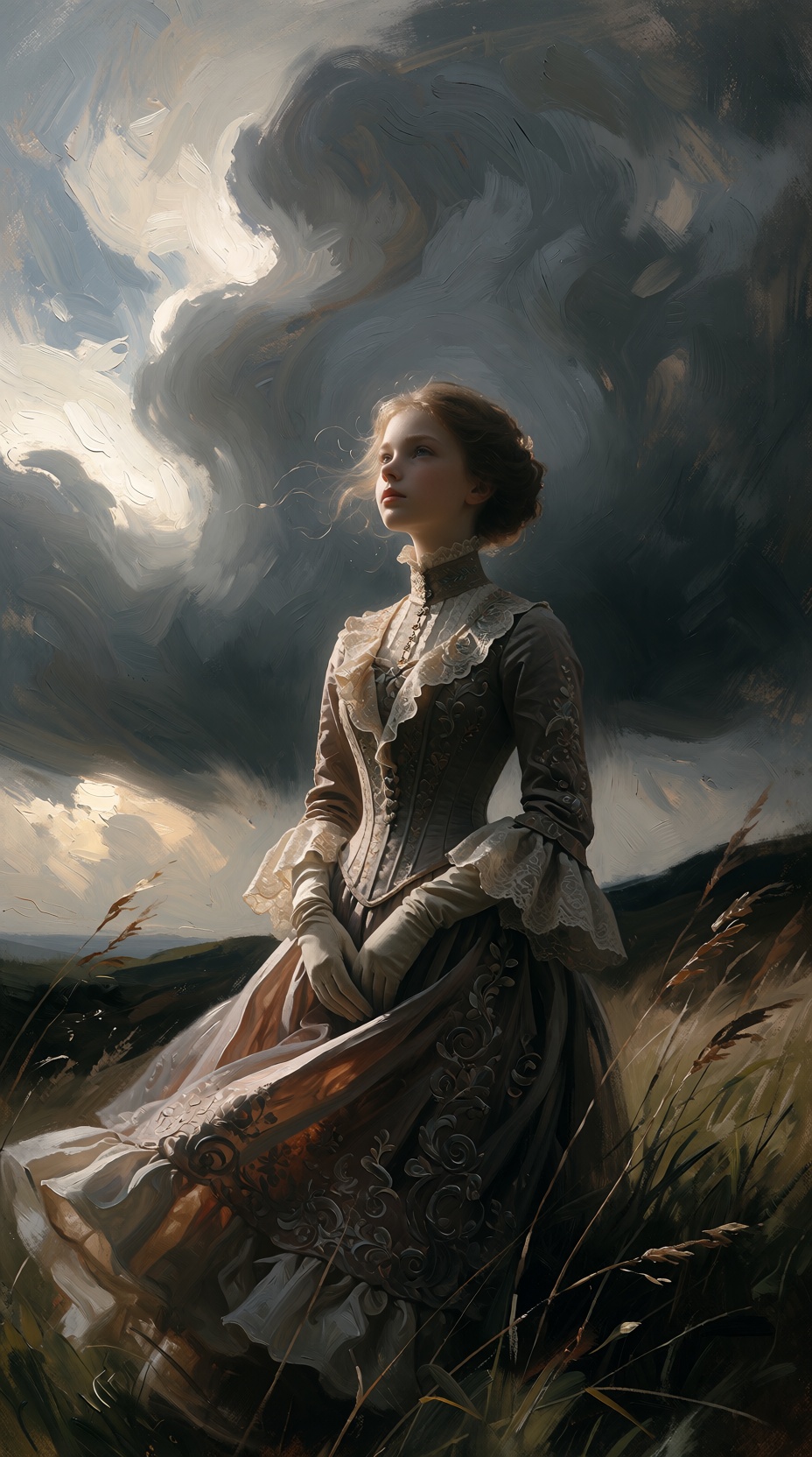 masterpiece,  high quality,  Oil Painting on Tensor.Art