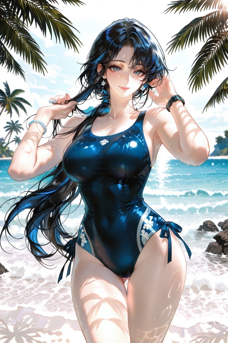 1girl,  solo,  (big breast) on Tensor.Art