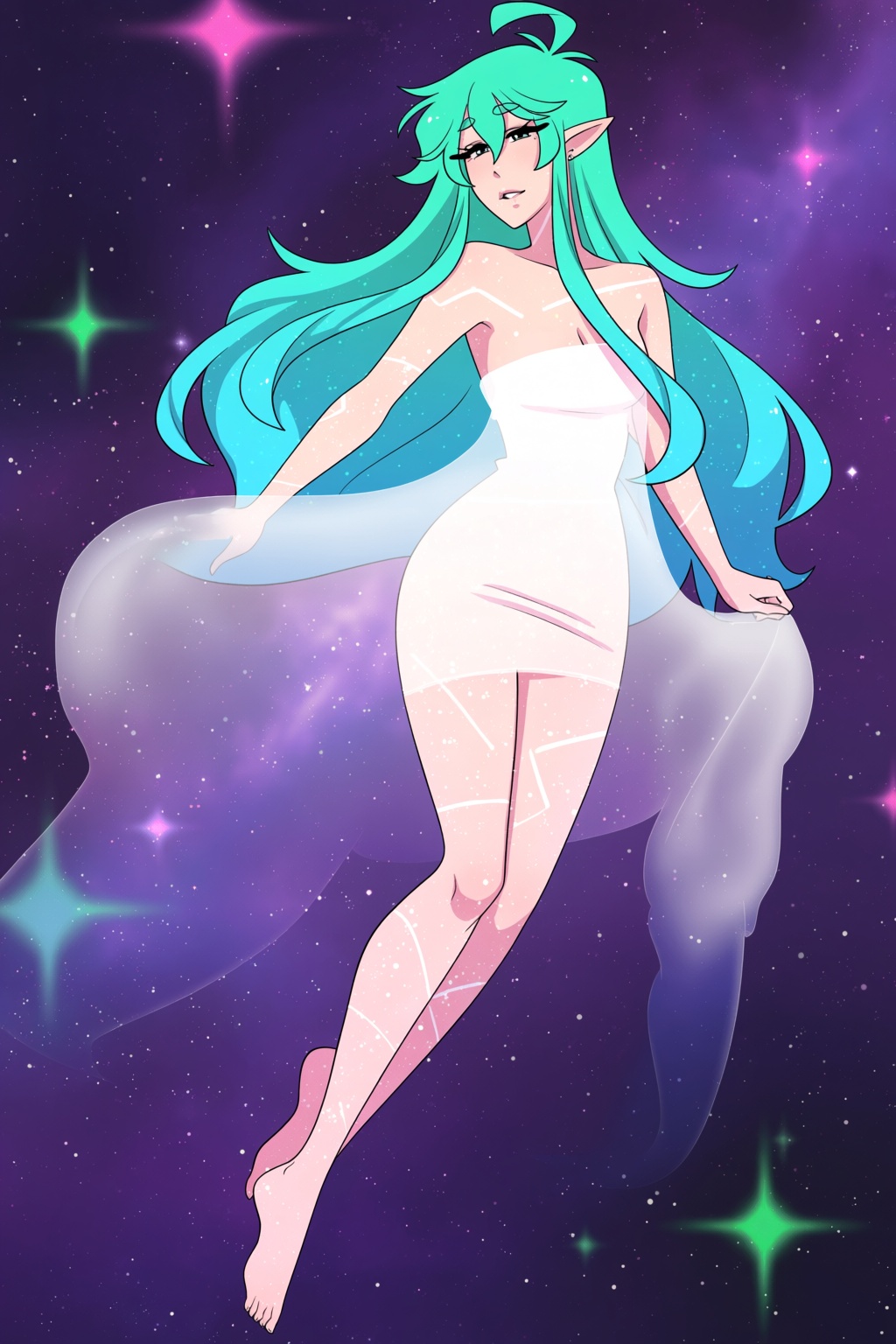 highres,  absurdres,  @pookiesenpai A woman with long on Tensor.Art