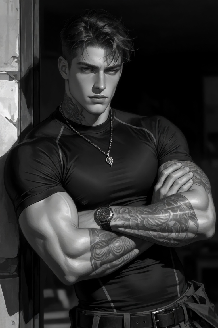 portrait,  Male,  20s on Tensor.Art