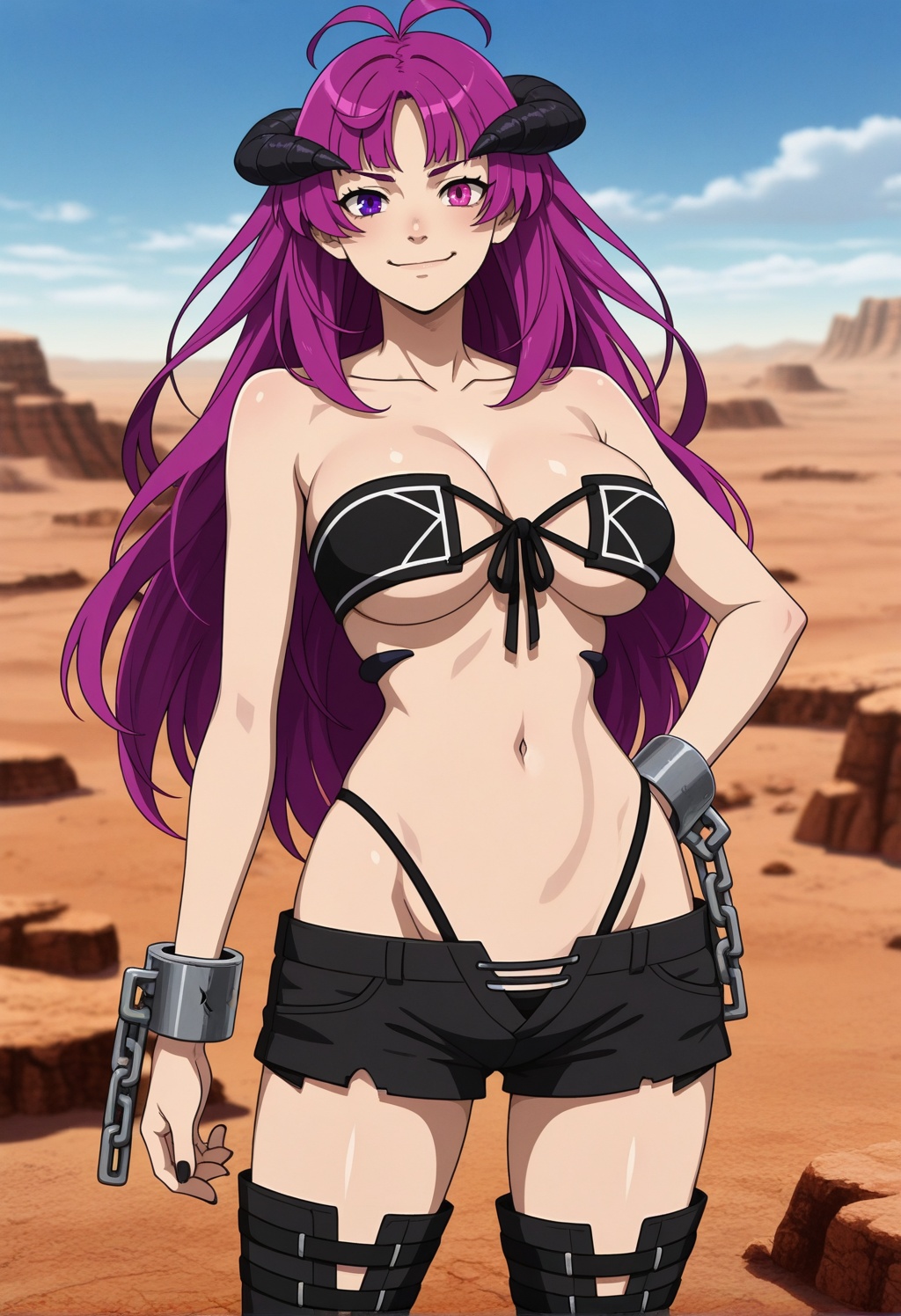 kishirikamt,  aged up,  demon girl on Tensor.Art