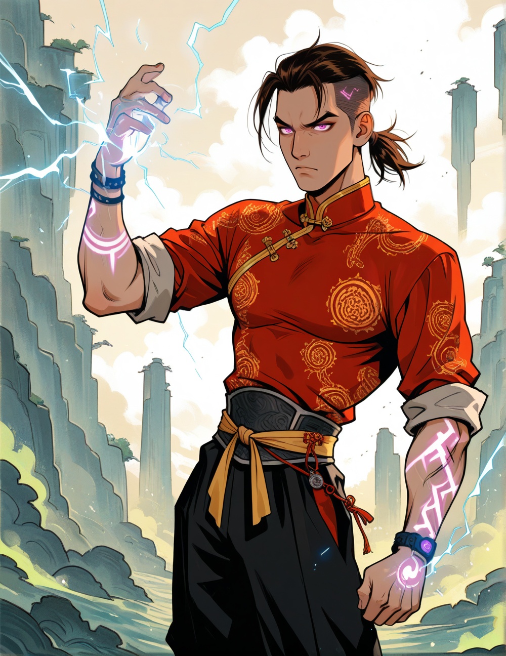 detailed background,  detailed face and eyes,  perfect anatomy on Tensor.Art