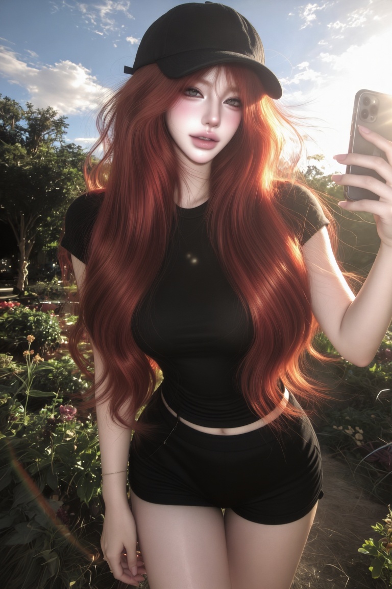 beautiful young ***** woman,  original female OC,  feminine and captivating appearance on Tensor.Art