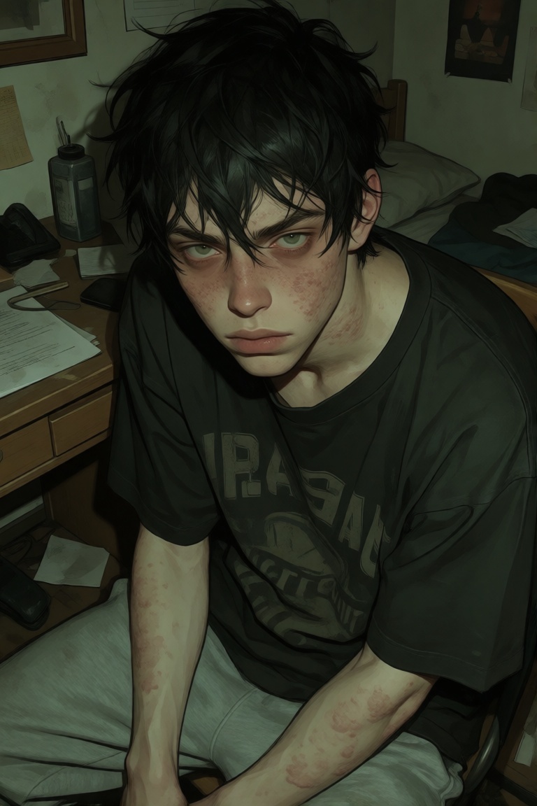 1man,  incel,  acne on Tensor.Art
