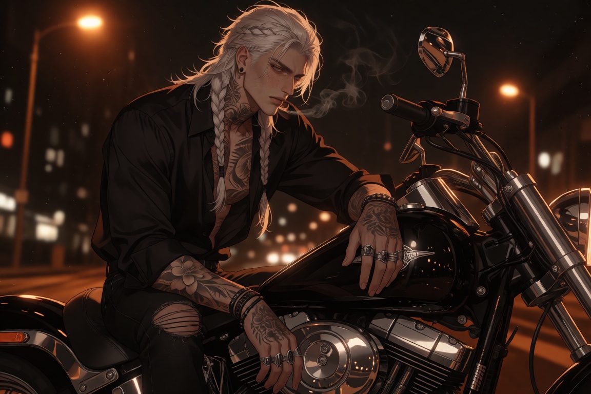 semi-realistic dark romance illustration,  pseudo-realistic cinematic character art,  masterpiece on Tensor.Art
