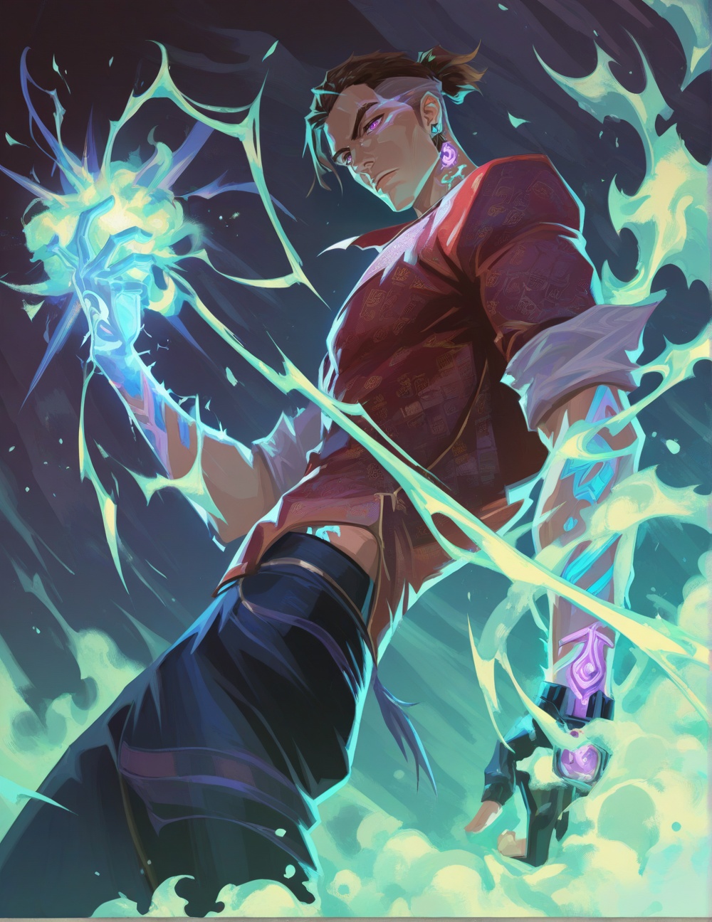 detailed background,  detailed face and eyes,  perfect anatomy on Tensor.Art