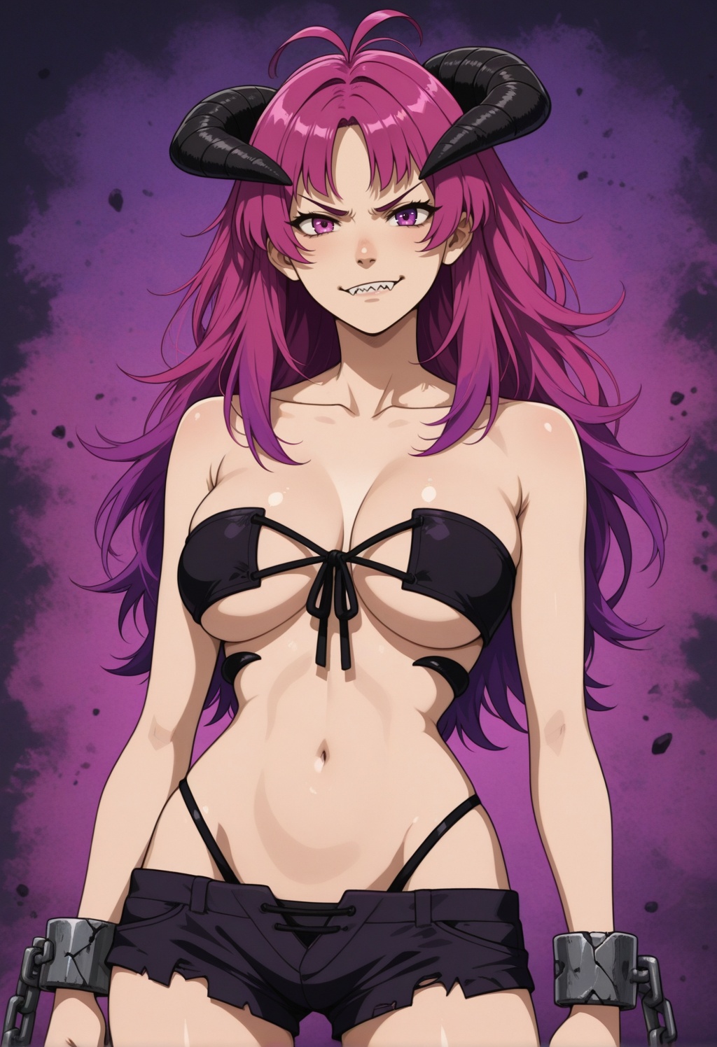 kishirikamt,  aged up,  demon girl on Tensor.Art