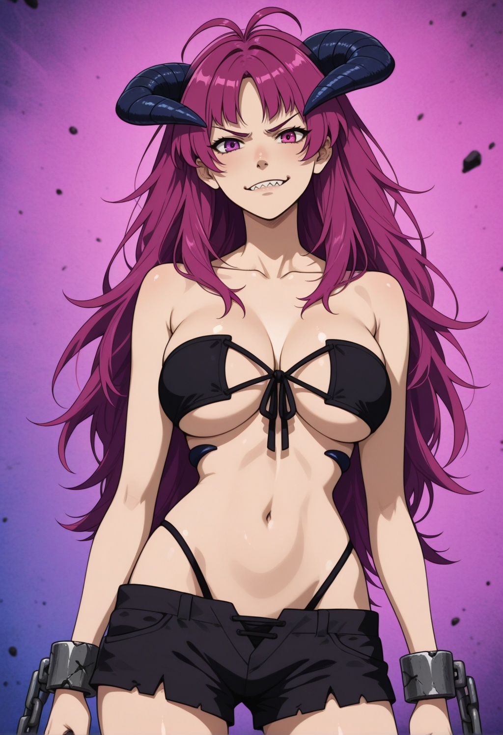 kishirikamt,  aged up,  demon girl on Tensor.Art