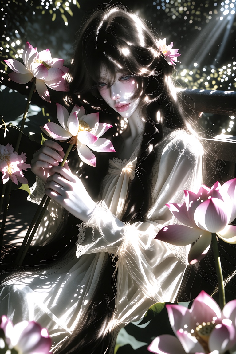 LunelleGlow,  ethereal porcelain beauty,  delicate doll-like feminine face on Tensor.Art