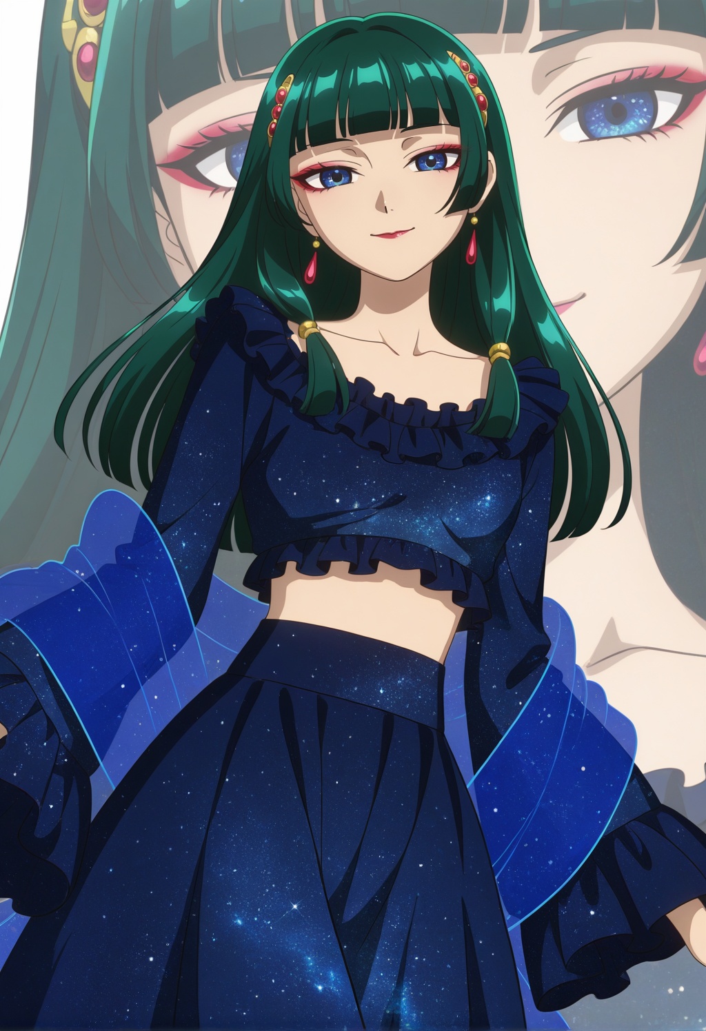 maomaoknh,  1girl,  blue eyes on Tensor.Art