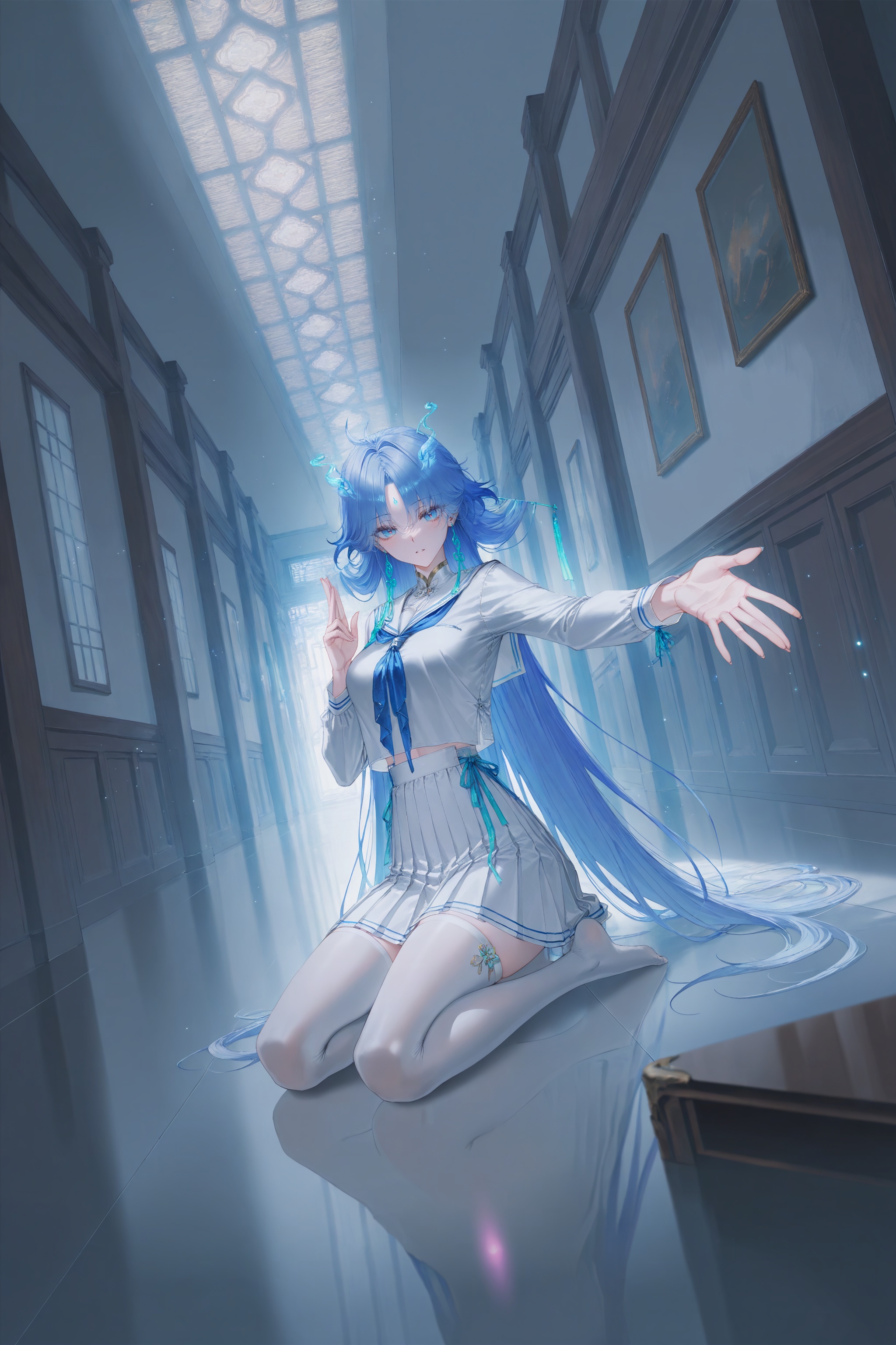 Depth of field,  light particles,  lens flare by MasterQ on Tensor.Art