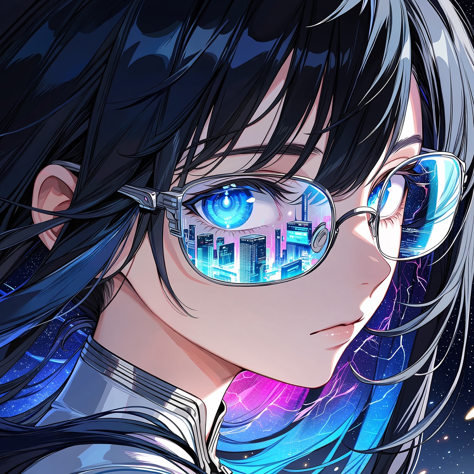 1girl,  solo,  blue eyes on Tensor.Art
