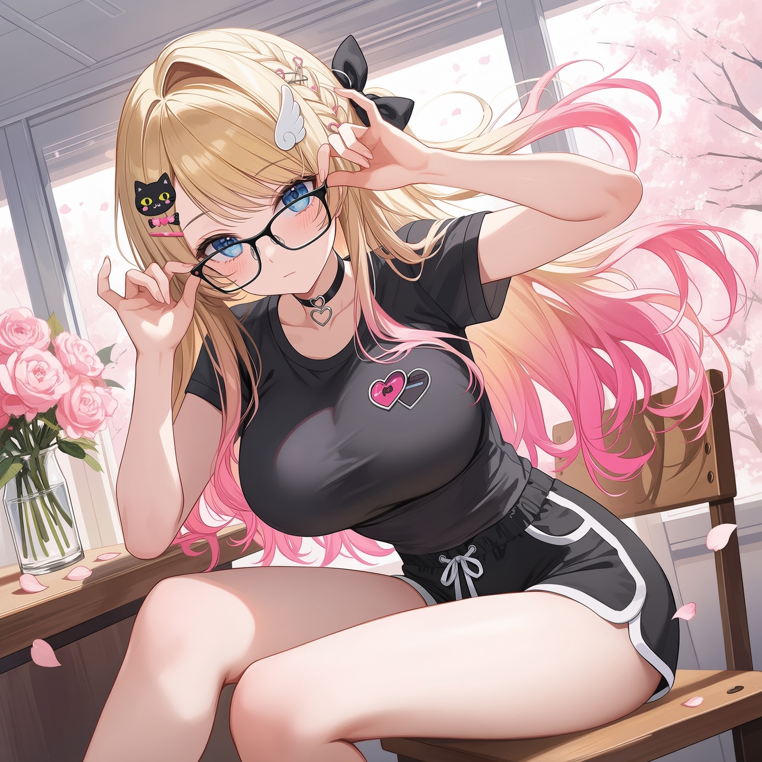 1girl,  solo,  long hair on Tensor.Art