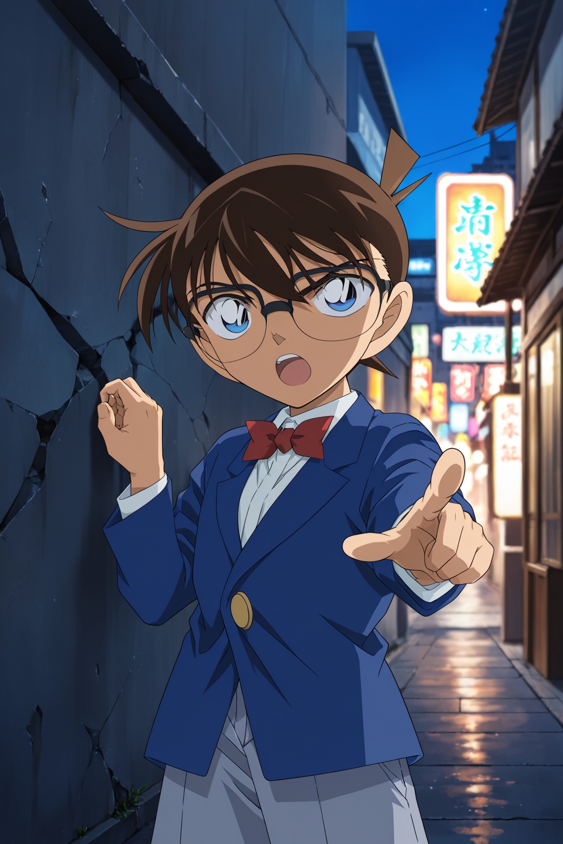 1boy,  Conan_Edogawa,  brown hair on Tensor.Art