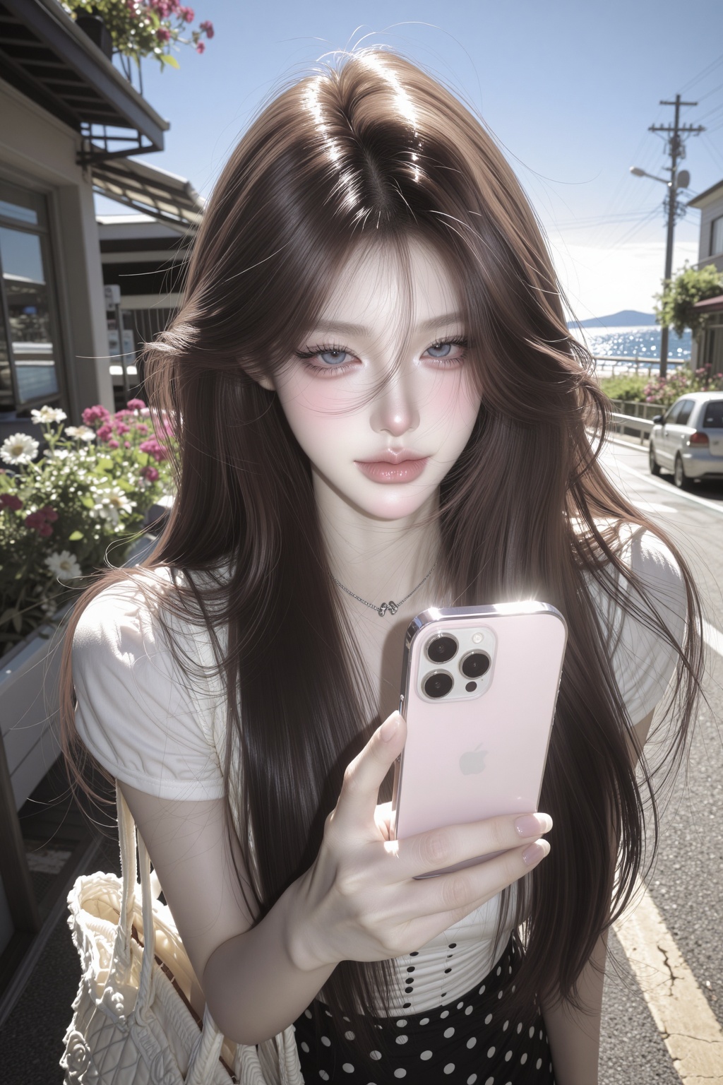 mimi,  eye level camera,  soft bloom on Tensor.Art