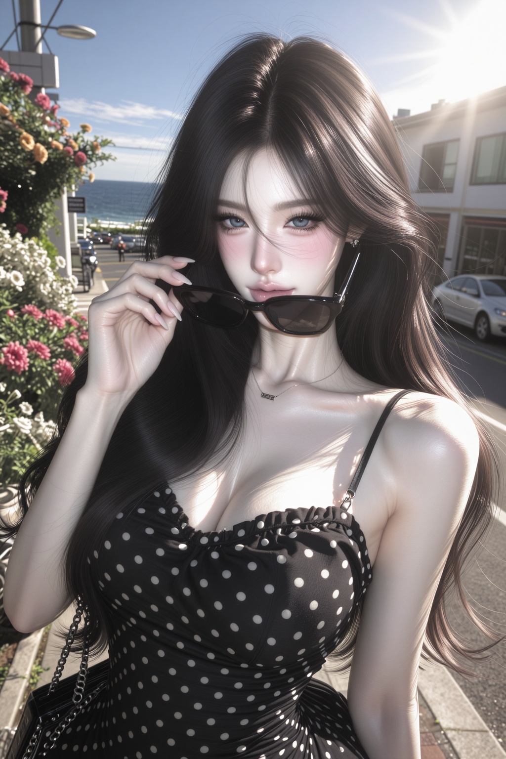 mimi,  eye level camera,  soft bloom on Tensor.Art