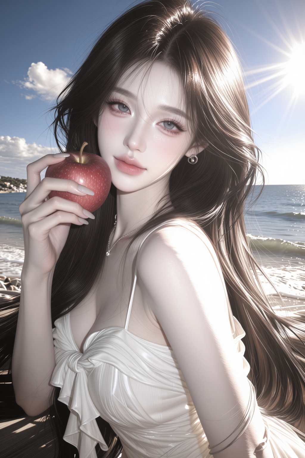 mimi,  eye level camera,  soft bloom on Tensor.Art