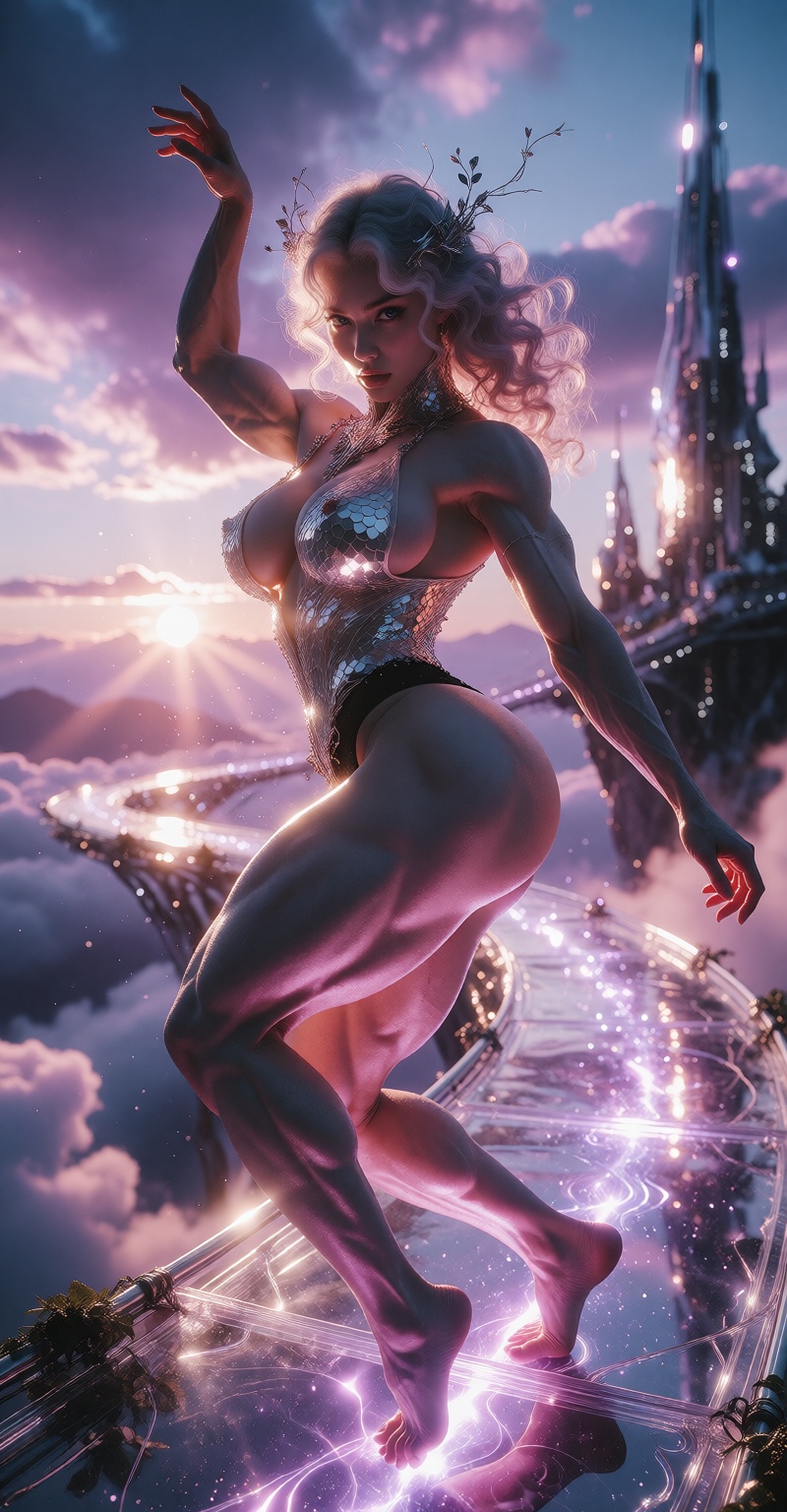 ( *****,  solo,  muscular body on Tensor.Art
