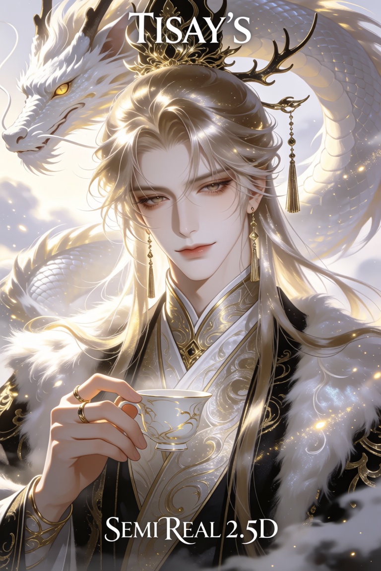 Ethereal young ***** male fantasy immortal with an elegant androgynous beauty,  very pale porcelain skin with a smooth lum...