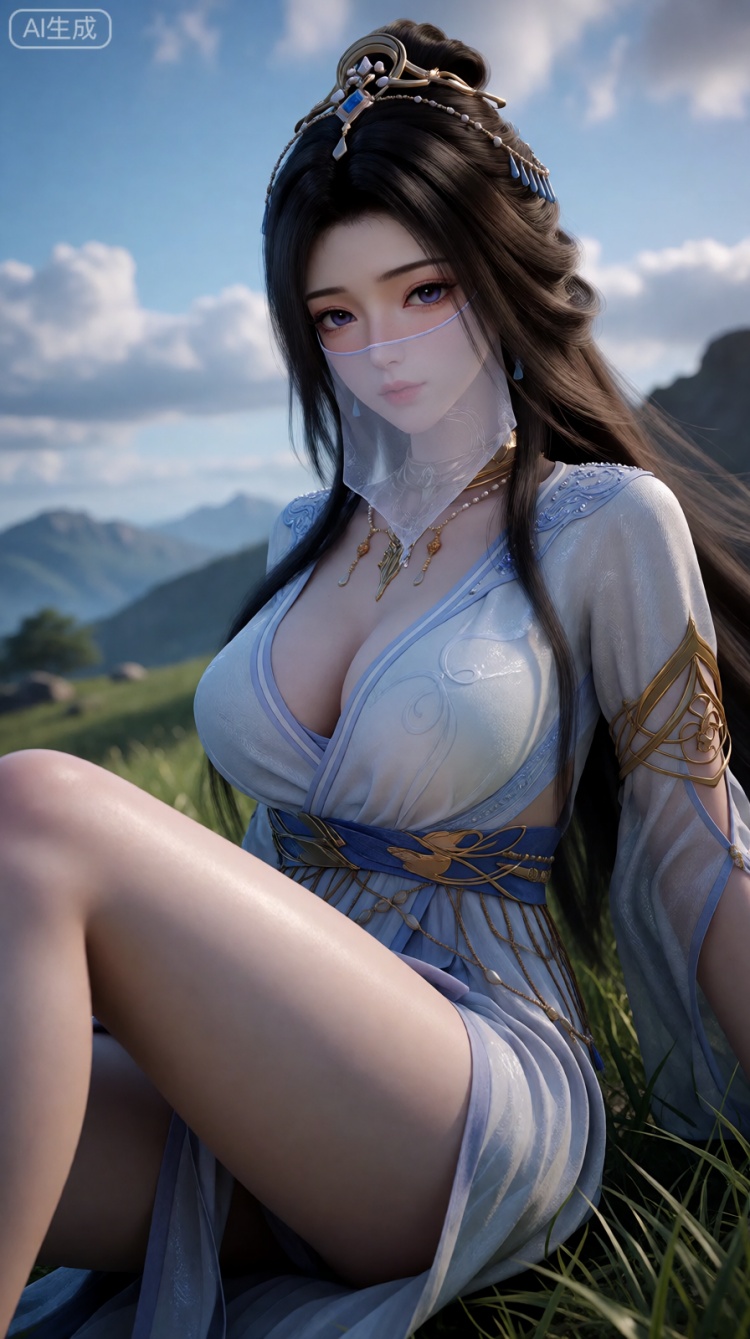 超还原-白衣紫灵 by 歪一歪 on Tensor.Art