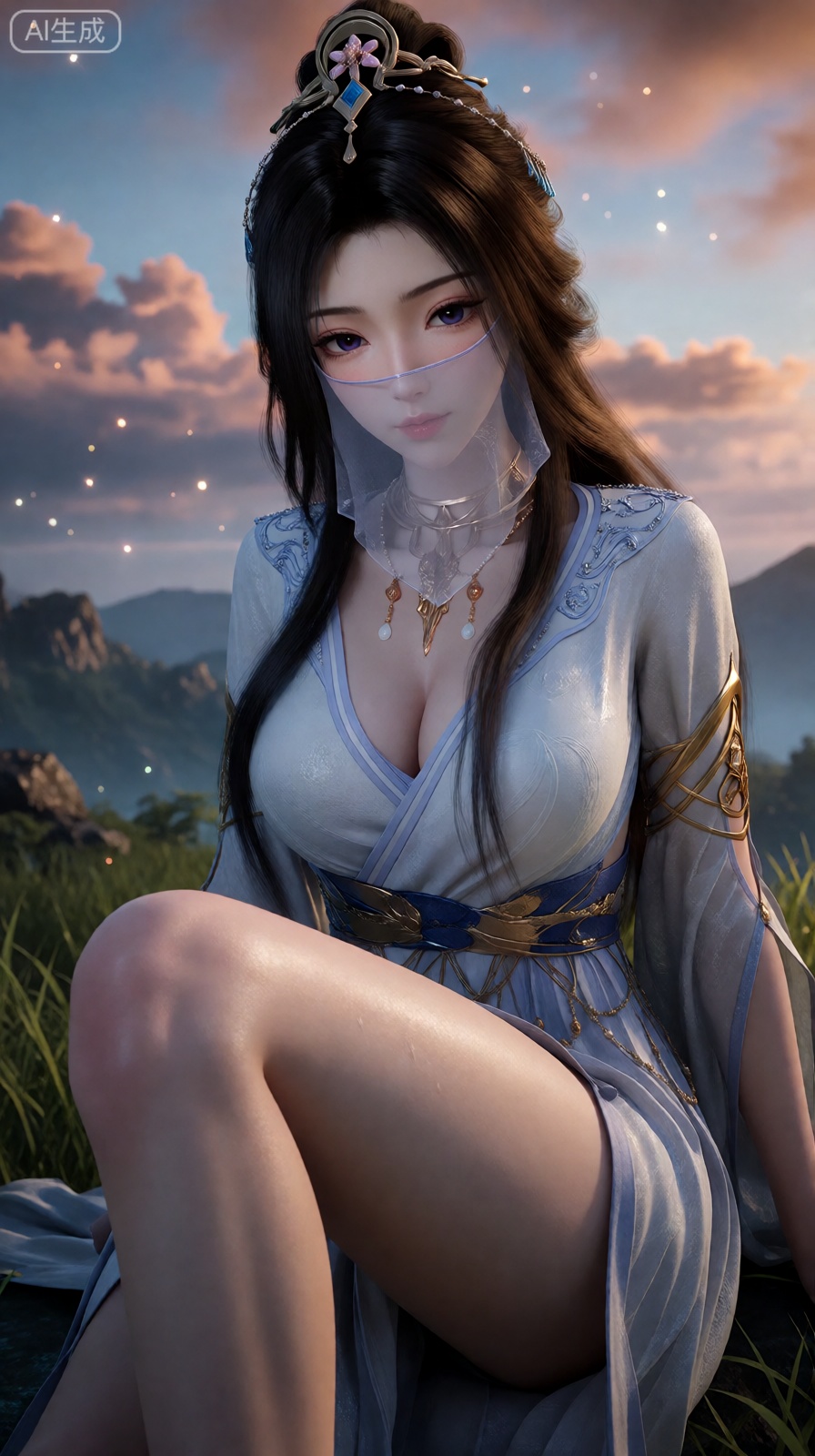 ziling2,  皮肤娇嫩,  皮肤白皙 by 歪一歪 on Tensor.Art
