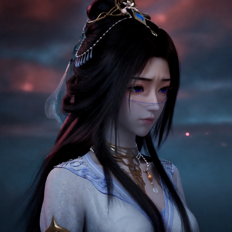 超还原-白衣紫灵2 by 歪一歪 on Tensor.Art