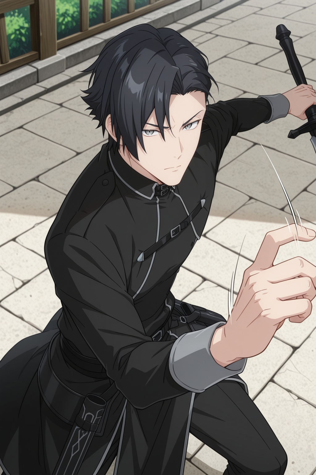 male focus,  1boy,  gil \(odayaka kizoku no kyuuka no susume.\) on Tensor.Art