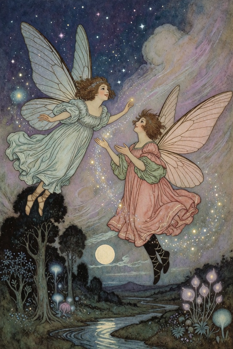 @EdmunDul style illustration,  Edmund Dulac style illustration,  digital illustration in a soft on Tensor.Art