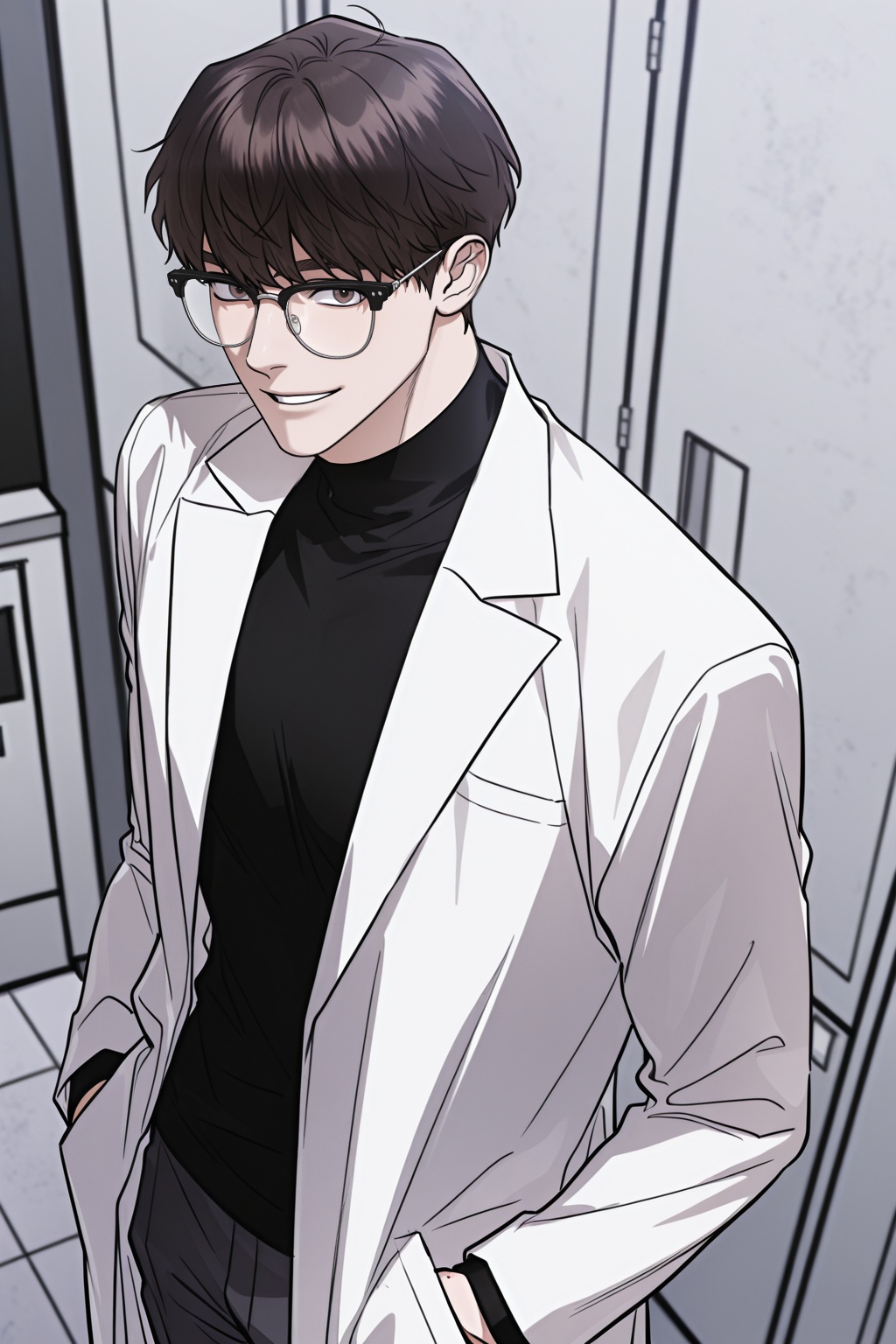 male focus,  1boy,  choi ho eon on Tensor.Art